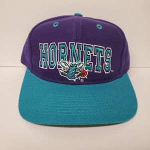 Vintage Charlotte Hornets Snapback Hat Cap